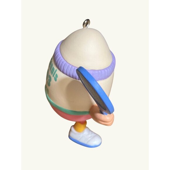 Hallmark Keepsake Ornament Eggs In Sports Tennis Ace 1993 Collectors Series - Picture 7 of 12